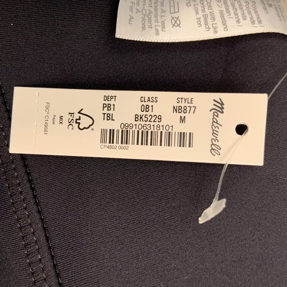 Madewell Women's MWL Form High-Rise 25" Leggings Tights NB877 Black Size M - Picture 3 of 7